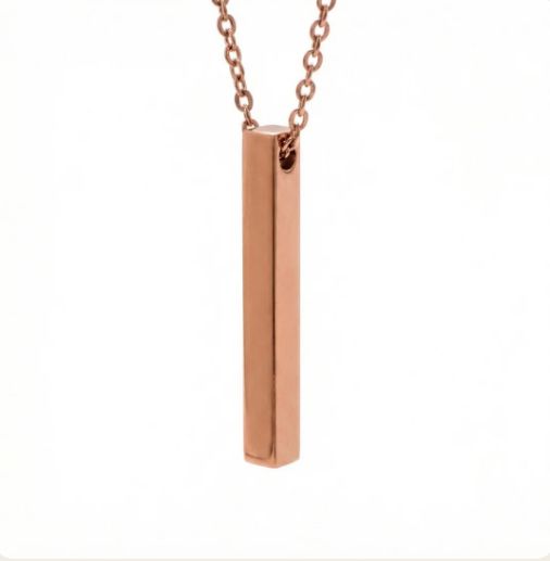 Adult Necklace copper-finished pendant