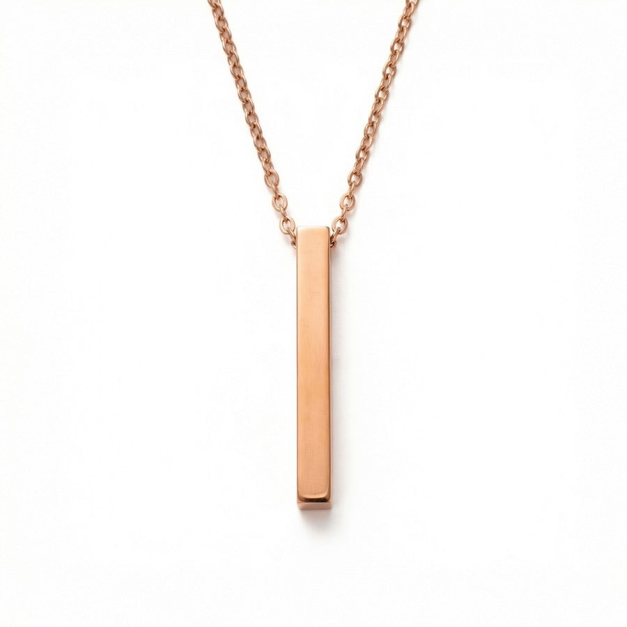 Quantum copper necklace pendant detail