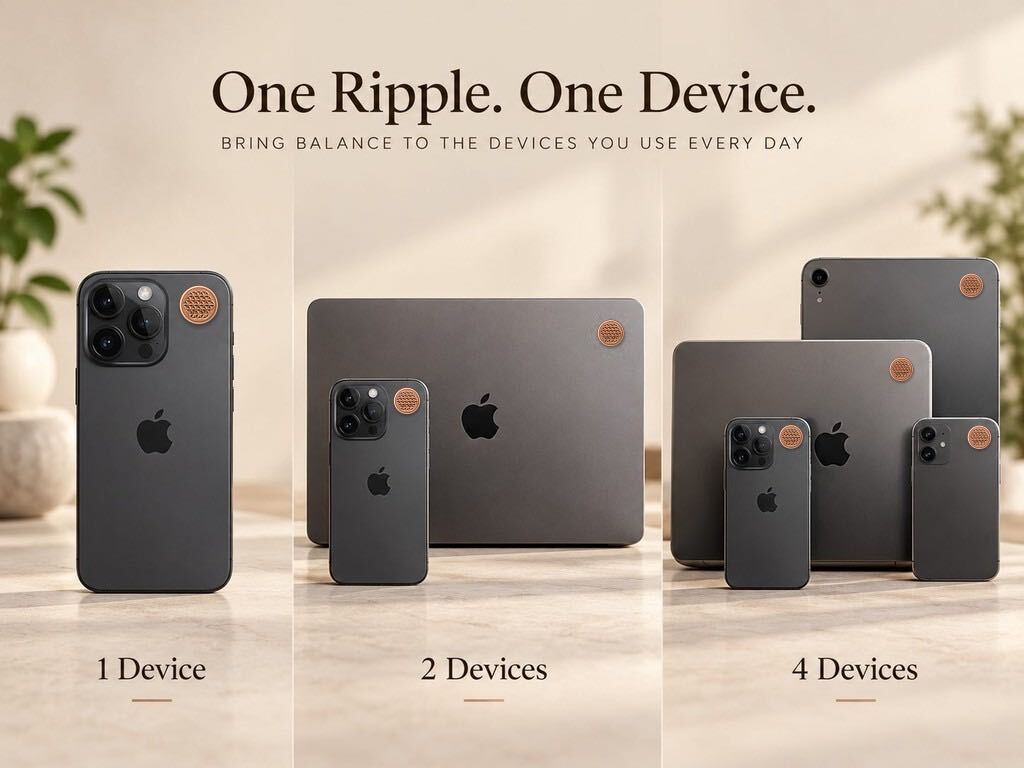 One Ripple per device across phones, laptops, and tablets
